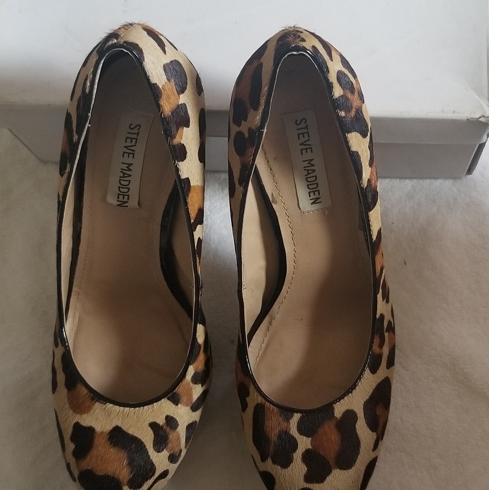 Steven Madden Leopard print.